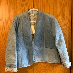 Dylan Light Blue Quilted Reversible Jacket